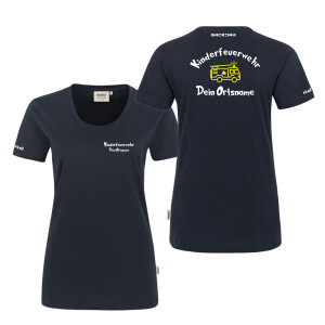 T-Shirt Frauen | HAKRO 127 | Kinderfeuerwehr mit Ortsname...