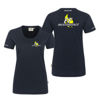 T-Shirt Frauen | HAKRO 127 | Feuerwehr FF Flamme mit Ortsname