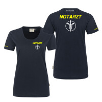 T-Shirt Frauen | HAKRO 127 | Rettungsdienst Notarzt oder Notärztin Äskulap