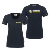 T-Shirt Frauen | HAKRO 127 | Helfer vor Ort mit Ortsname Kreuz | BACKDRA