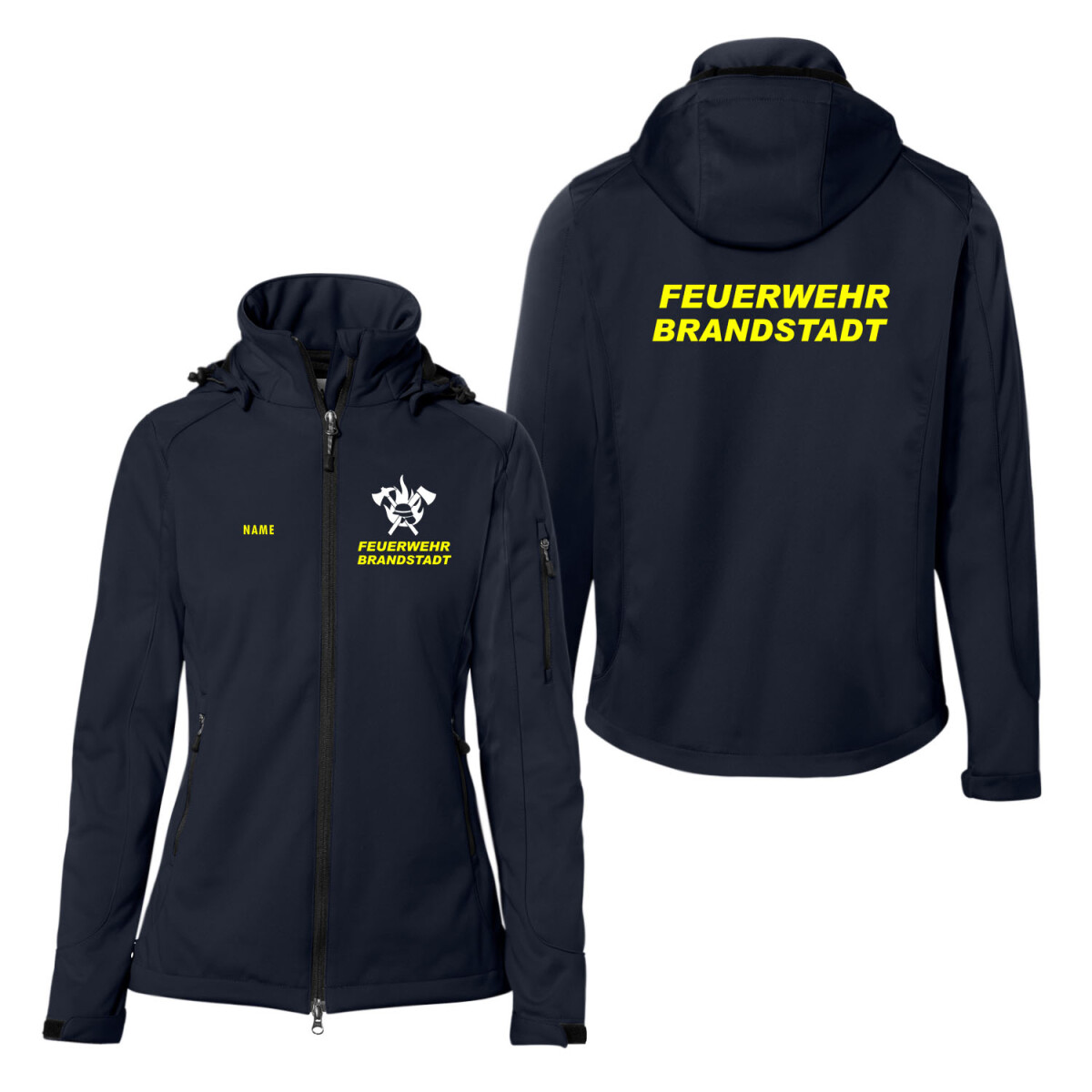 Softshelljacke Frauen | HAKRO 248 | Feuerwehr Axt, Helm,...