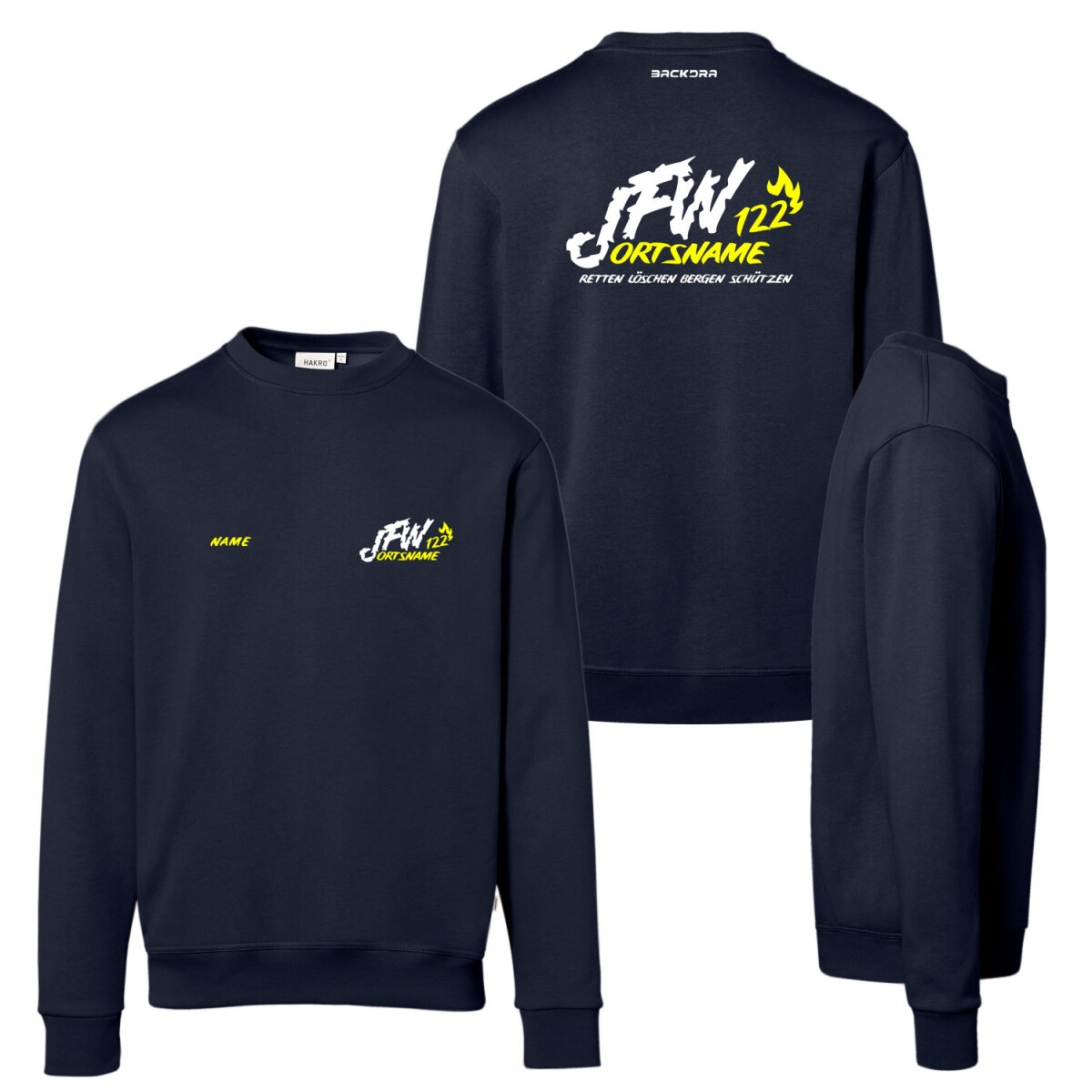 Pullover unisex | HAKRO 471 | Jugendfeuerwehr JFW...