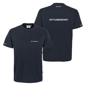 T-Shirt Männer Mikralinar | HAKRO 281 | Rettungsdienst Wunschtext | BACKDRA