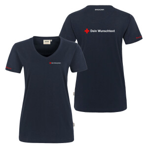 T-Shirt V-Neck Frauen Mikralinar | HAKRO 181 |...