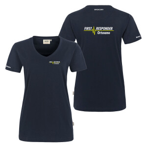 T-Shirt V-Neck Frauen Mikralinar | HAKRO 181 | First...