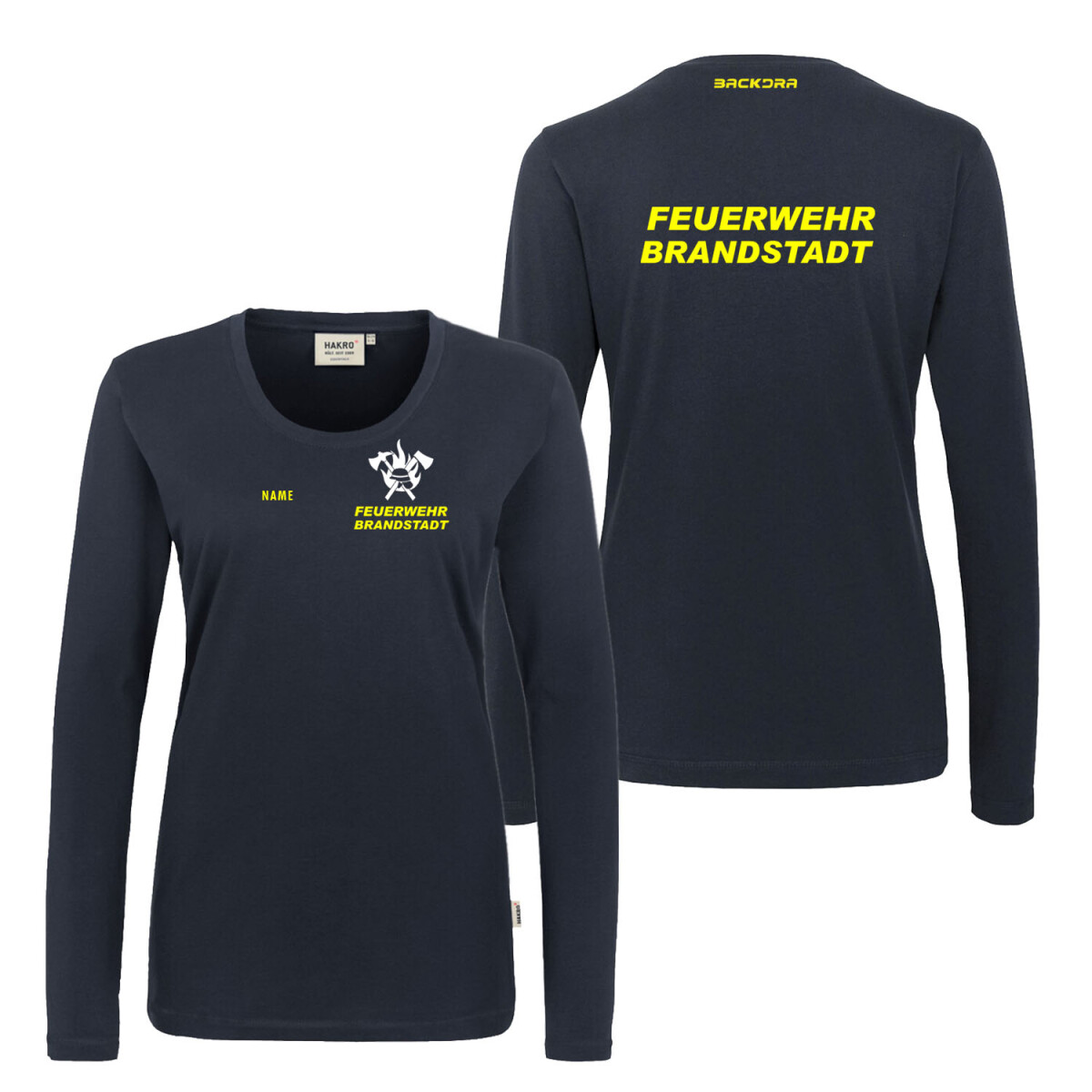 Langarm Shirt Frauen Mikralinar | HAKRO 179 | Feuerwehr...