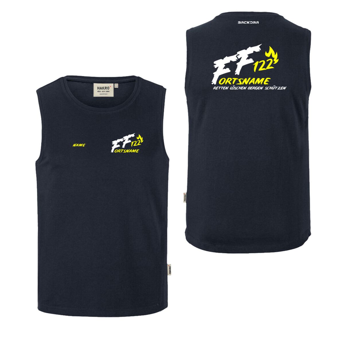 Tank Top Männer | HAKRO 259 | Feuerwehr...