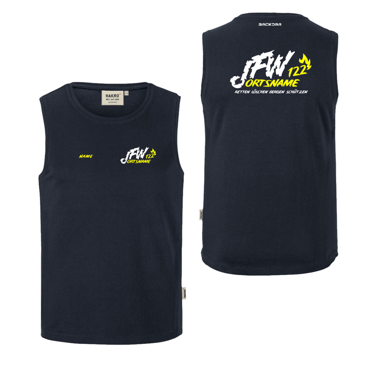 Tank Top Männer | HAKRO 259 | Jugendfeuerwehr JFW...