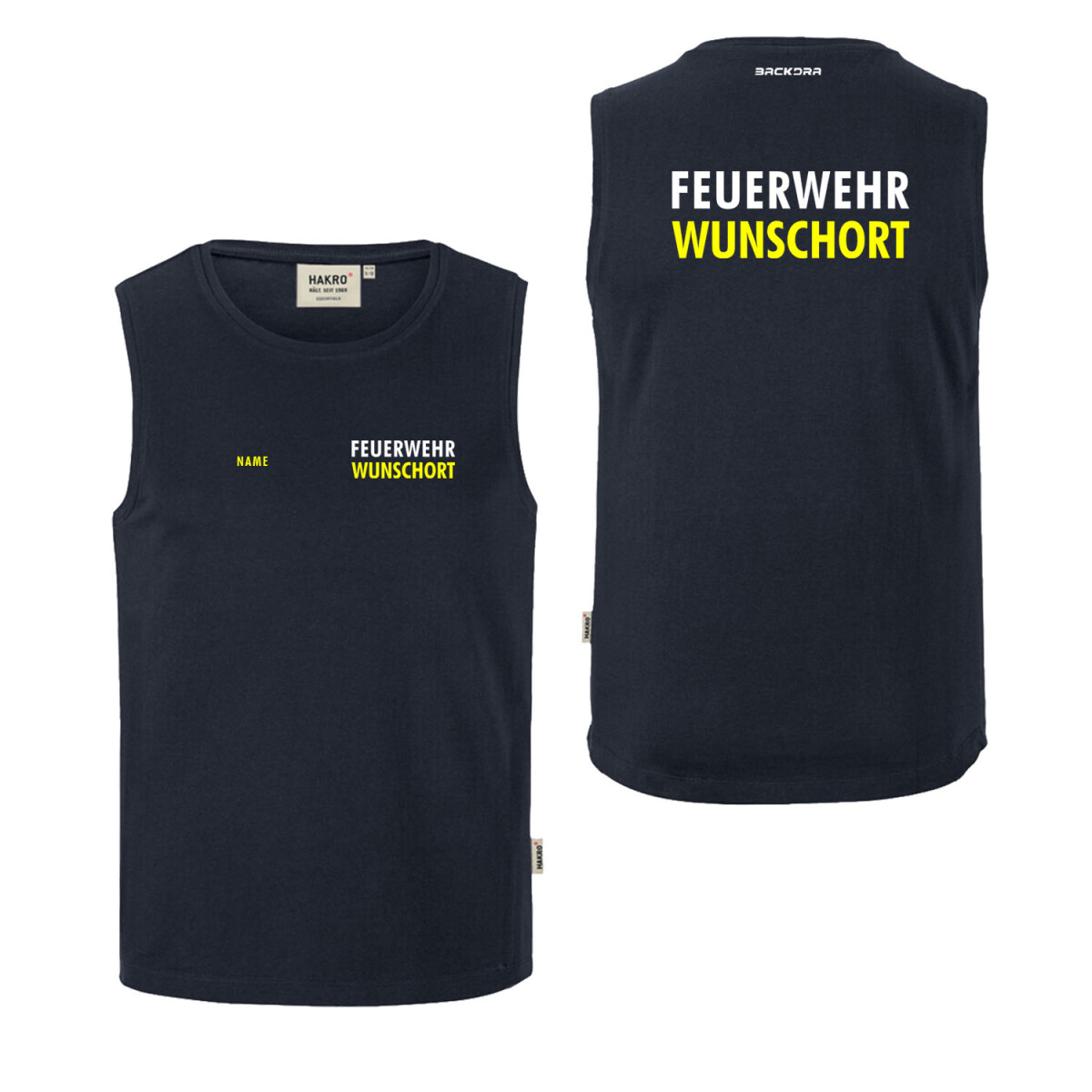 Tank Top Männer | HAKRO 259 | Basic Feuerwehr mit...