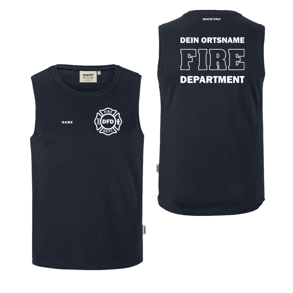 Tank Top Männer | HAKRO 259 | Feuerwehr Fire...