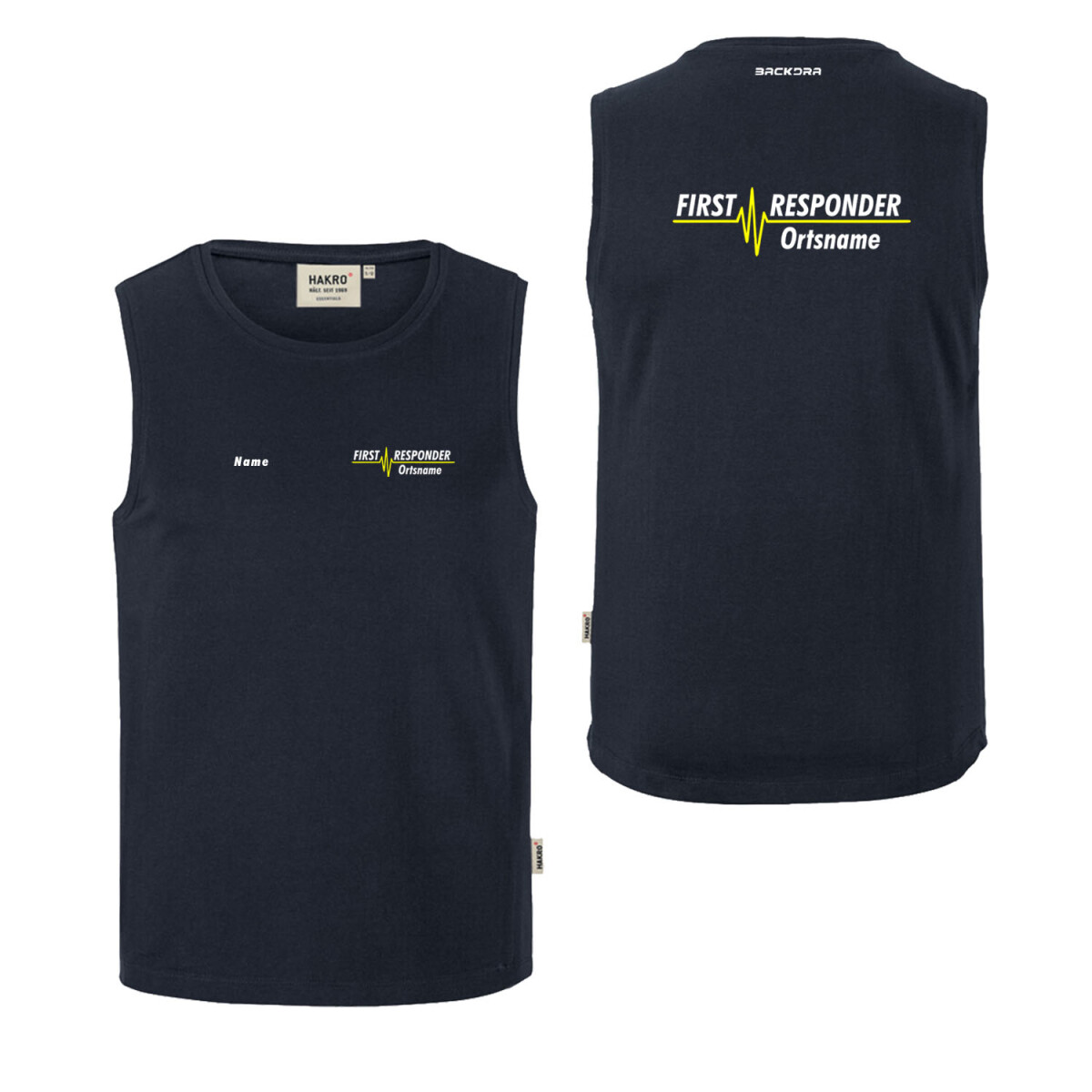 Tank Top Männer | HAKRO 259 | First Responder mit...