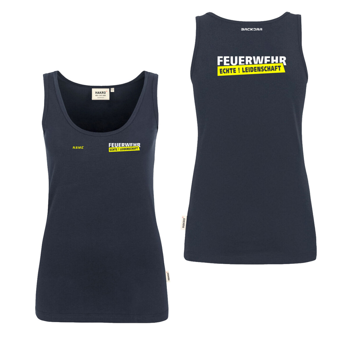 Tank Top Frauen | HAKRO 159 | Feuerwehr echte...