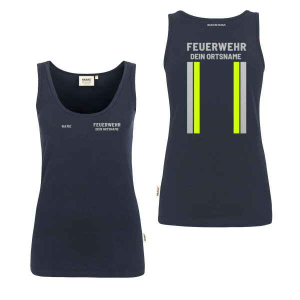 Tank Top Frauen | HAKRO 159 | Feuerwehr mit Ortsname Hupf | BACKDRA