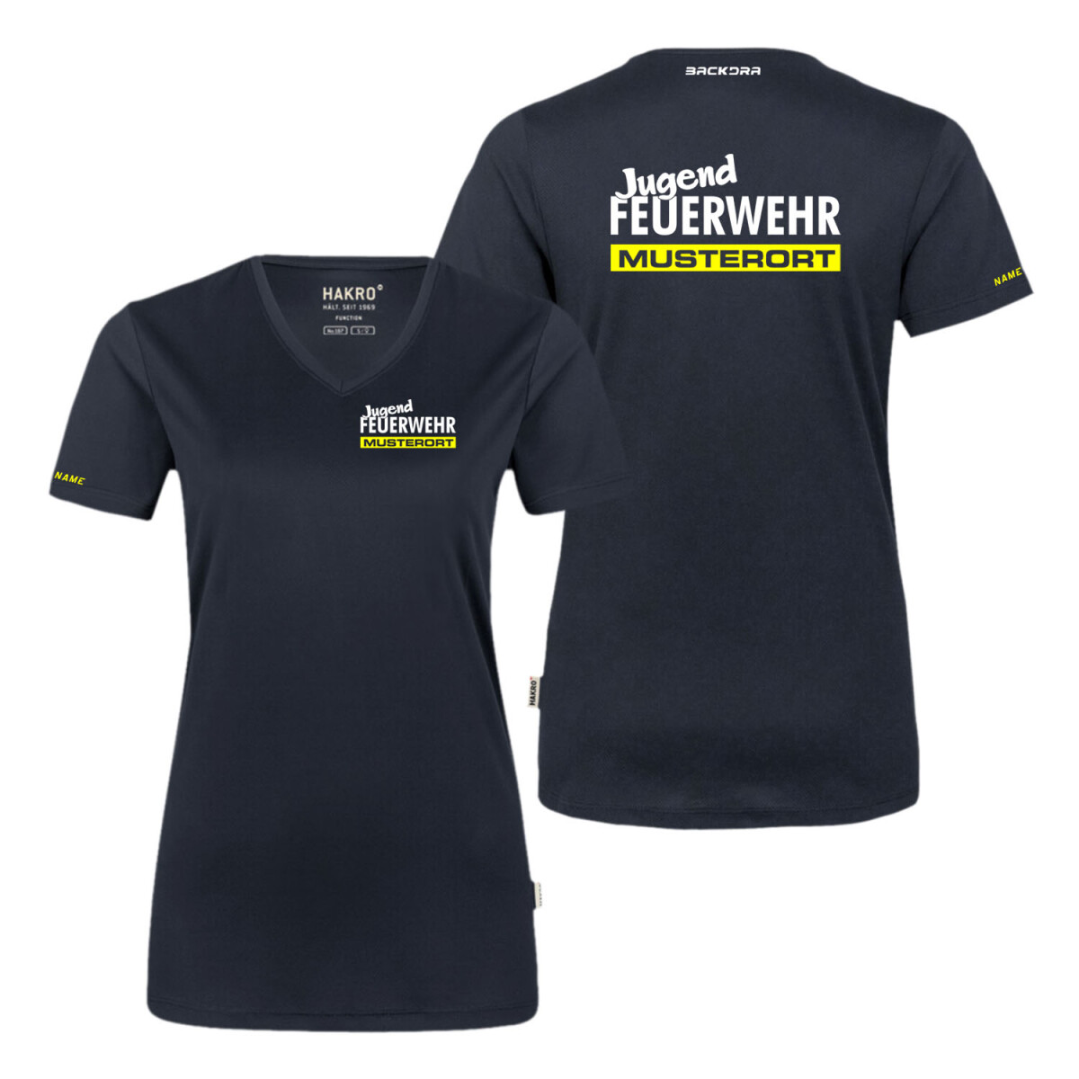 Funktions T-Shirt Frauen | HAKRO 187 | Jugendfeuerwehr...