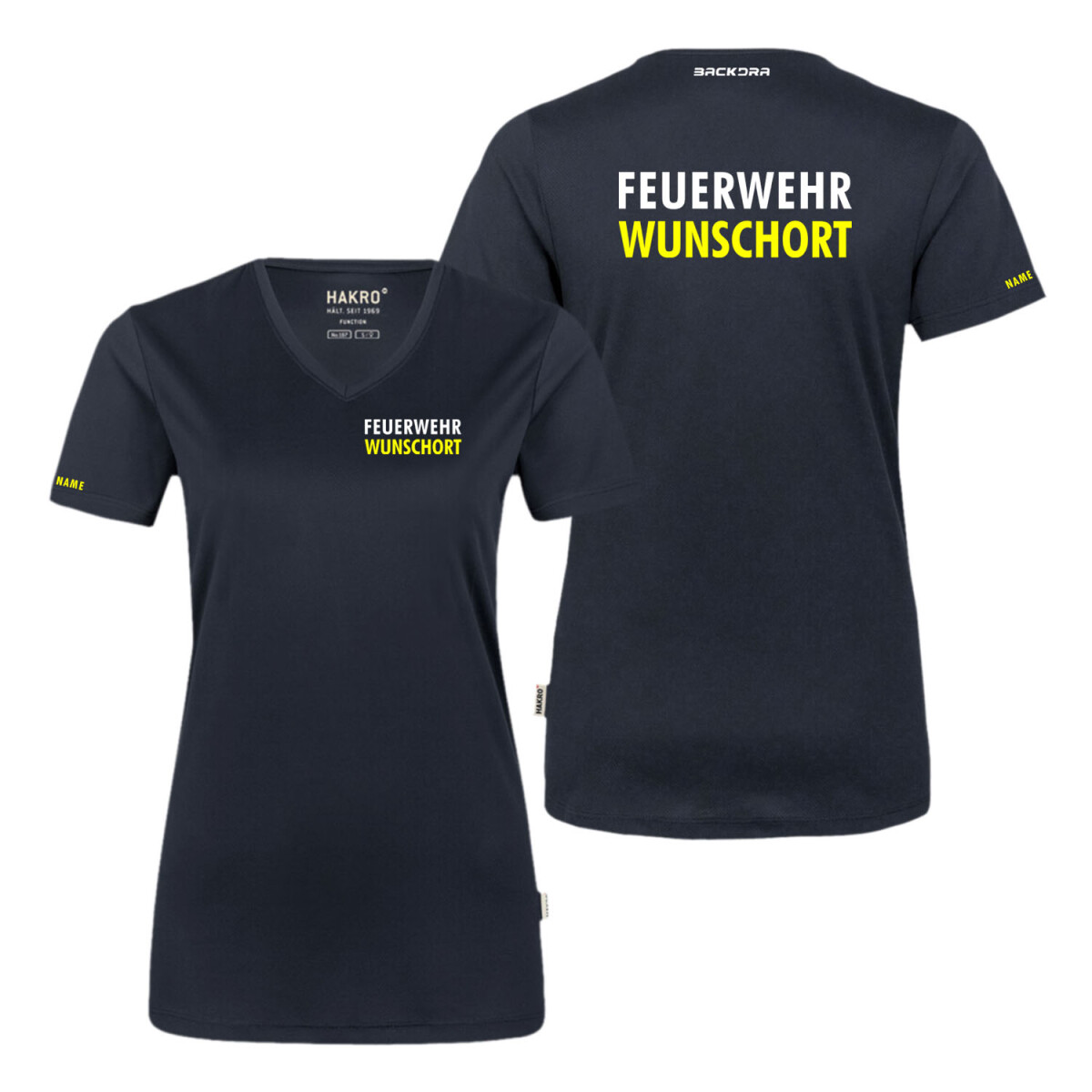 Funktions T-Shirt Frauen | HAKRO 187 | Basic Feuerwehr...