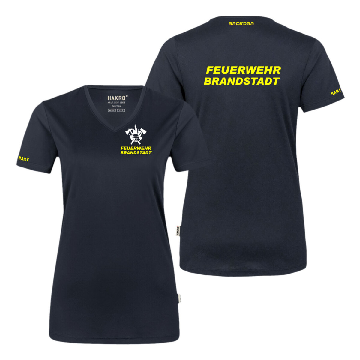 Funktions T-Shirt Frauen | HAKRO 187 | Feuerwehr Axt,...