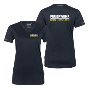 Funktions T-Shirt Frauen | HAKRO 187 | Feuerwehr mit...