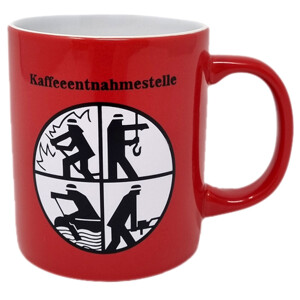 Kaffeetasse Feuerwehr Kaffeeentnahmestelle KULTFAKTOR10