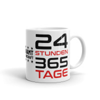 Kaffeetasse - 24 Sunden 365 Tage Ehrenamt
