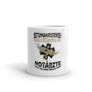 Kaffeetasse vintage - Rettungsassistenten wurden...