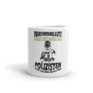 Kaffeetasse vintage - Feuerwehrleute wurden erschaffen,...