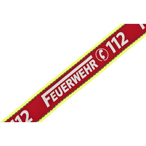 Lanyard / Schlüsselband mit nachleuchtendem Aufdruck Feuerwehr 112 | BACKDRA