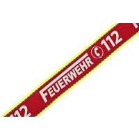 Lanyard / Schlüsselband mit nachleuchtendem Aufdruck Feuerwehr 112 | BACKDRA
