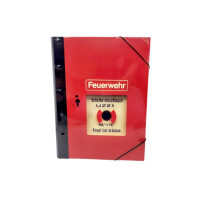 Klemmbrett-Mappe Feuerwehr Handdruckmelder | BACKDRA