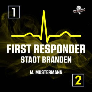 T-Shirt Männer Cotton Tec®  | HAKRO 269 | Rettungsdienst Wunschtext EKG-Linie QRS Komplex | BACKDRA