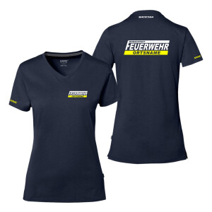 T-Shirt Frauen Cotton Tec®  | HAKRO 169 | Feuerwehr...