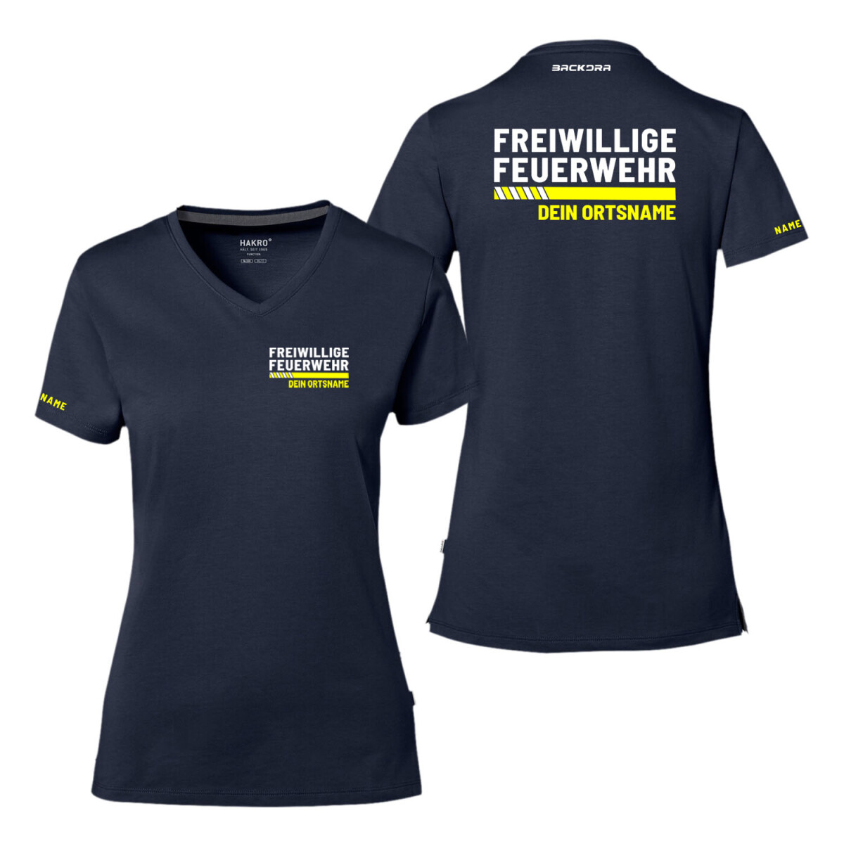 T-Shirt Frauen Cotton Tec®  | HAKRO 169 | Wunschtext...