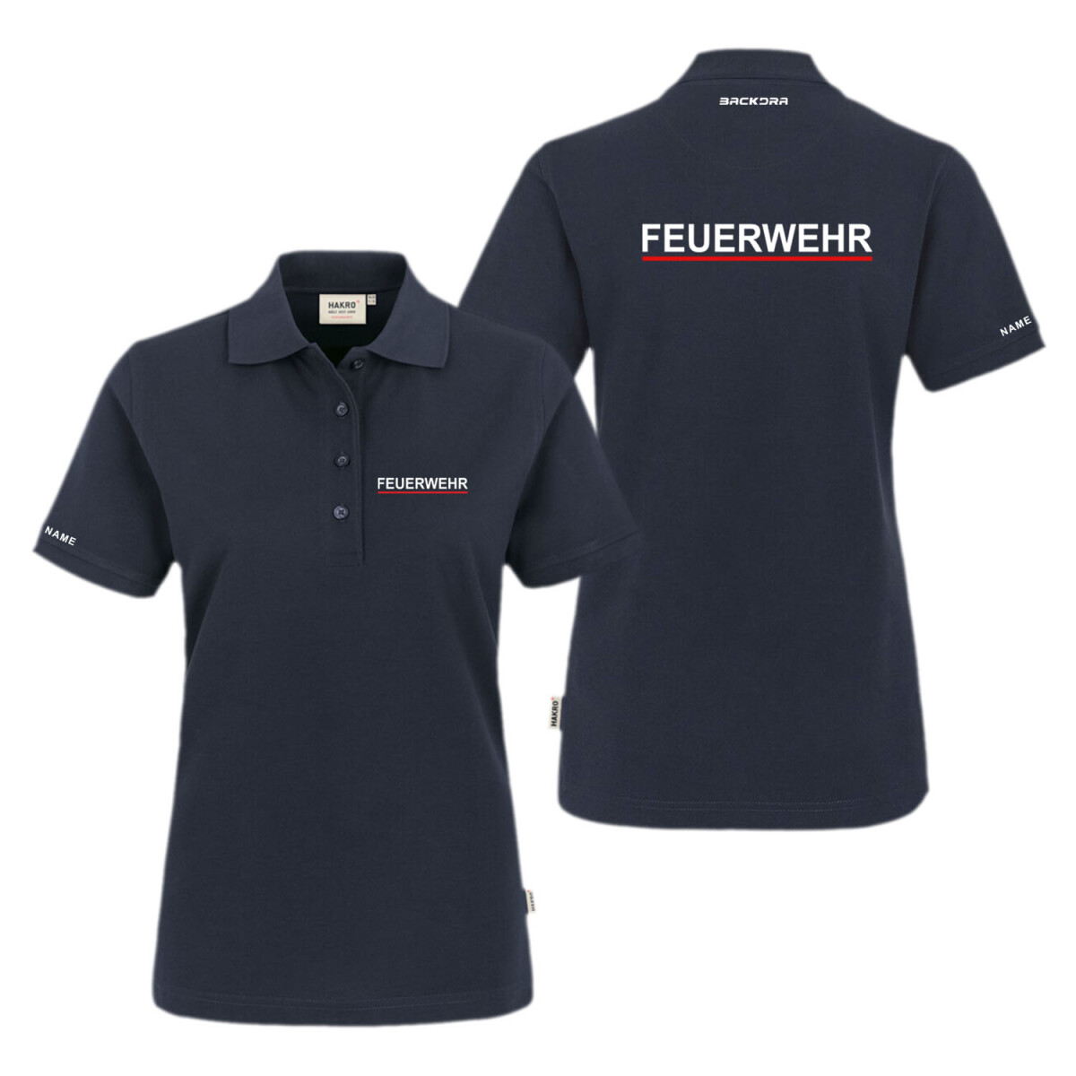 Poloshirt Frauen Mikralinar® | HAKRO 216 | Feuerwehr...