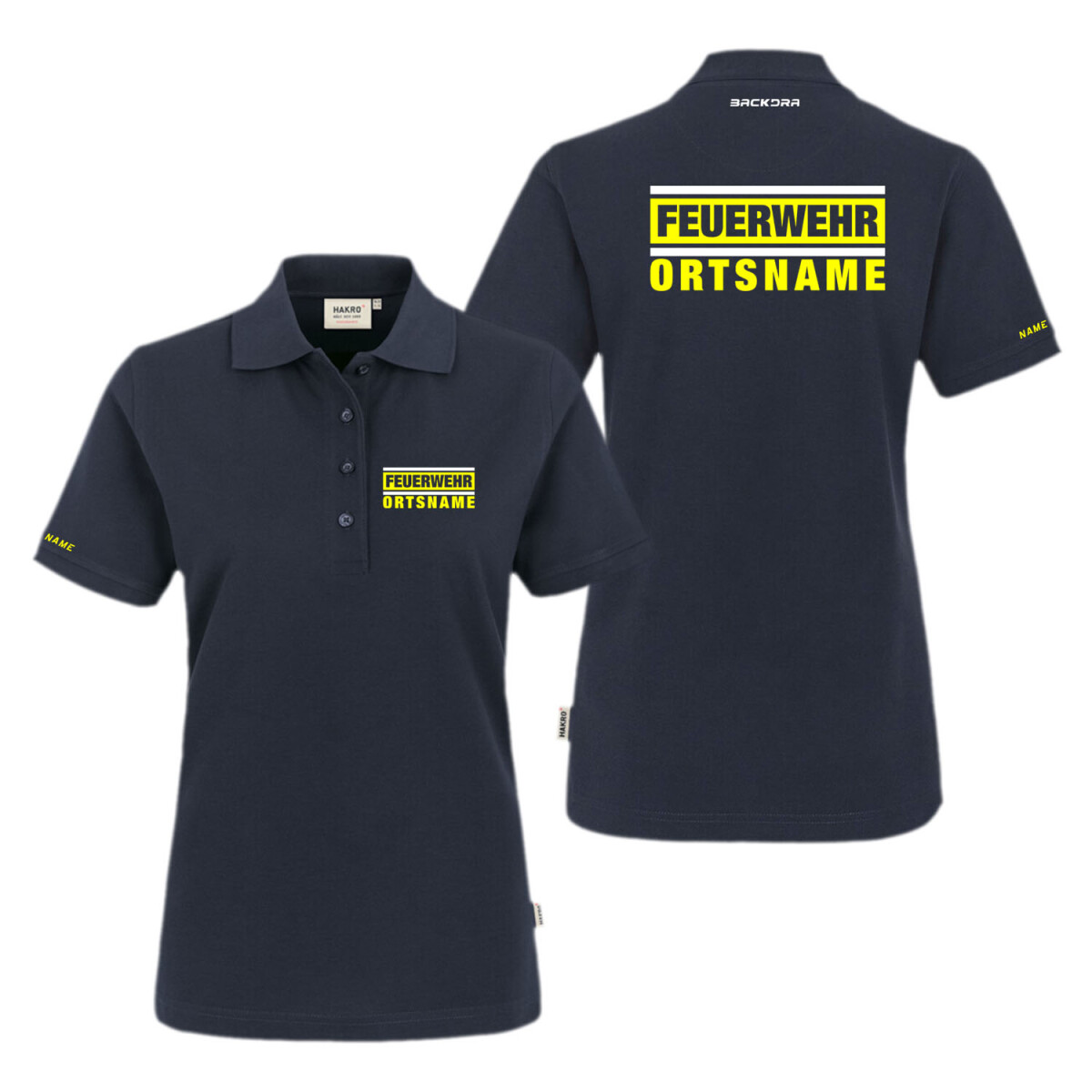 Poloshirt Frauen Mikralinar® | HAKRO 216 | Feuerwehr...