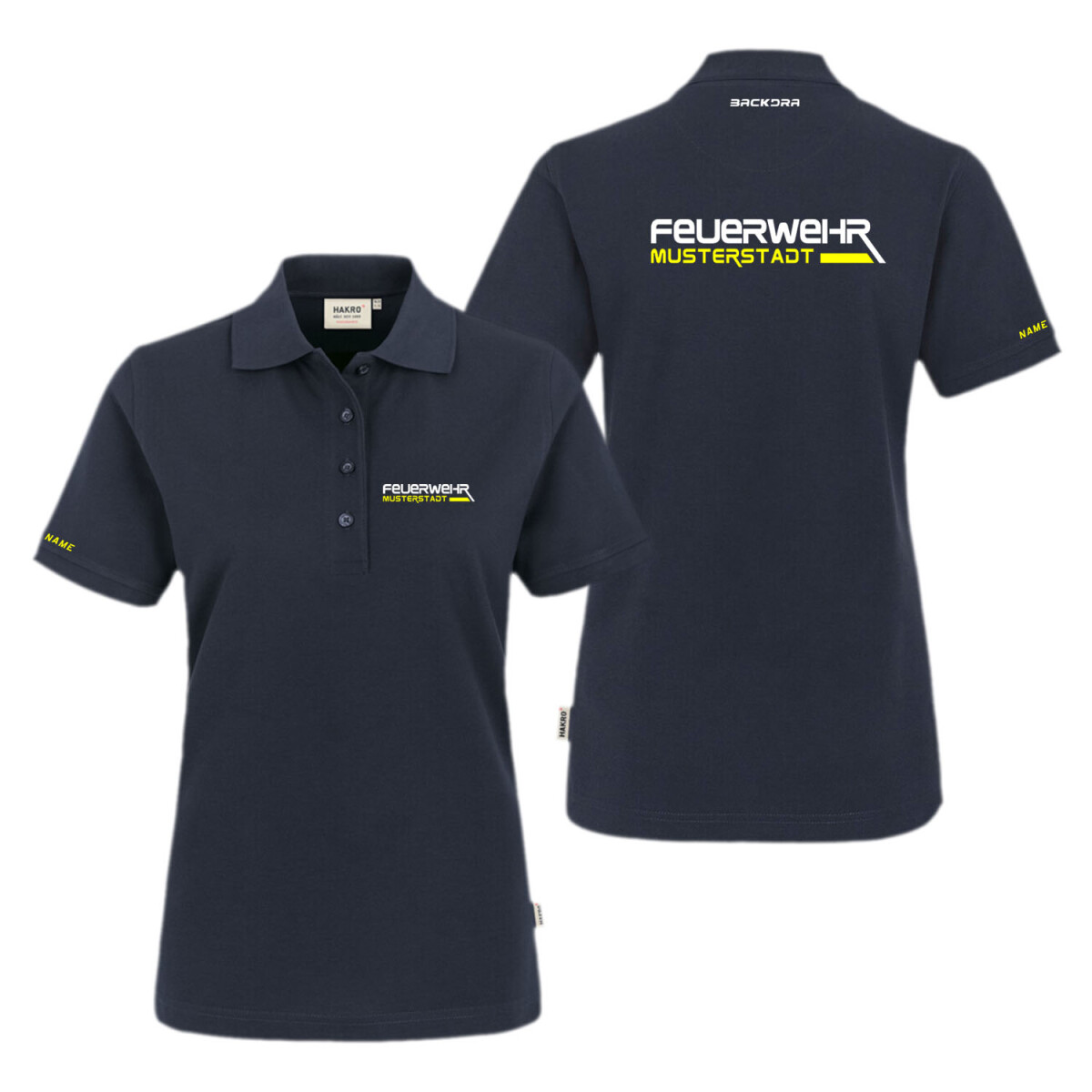 Poloshirt Frauen Mikralinar® | HAKRO 216 | Feuerwehr...