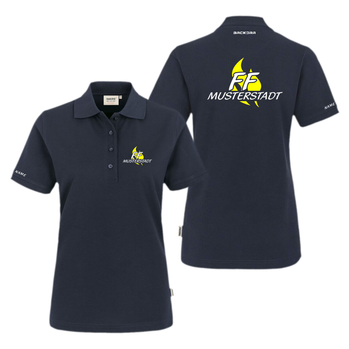 Poloshirt Frauen Mikralinar® | HAKRO 216 | Feuerwehr...