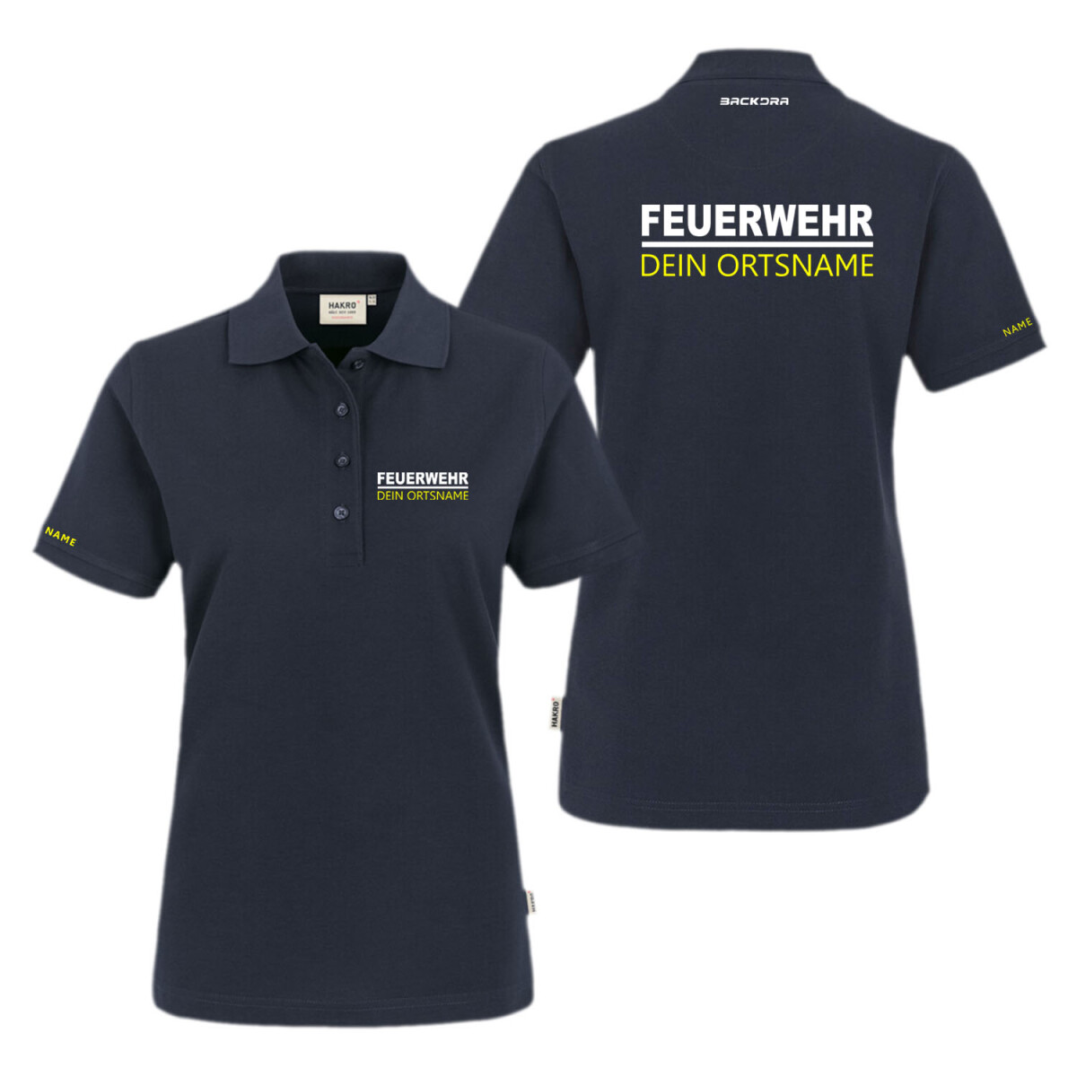 Poloshirt Frauen Mikralinar® | HAKRO 216 | Feuerwehr...