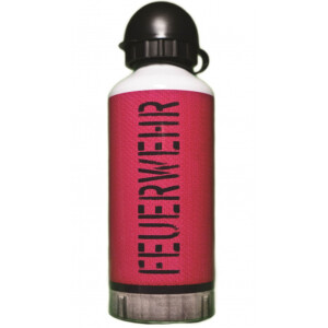 Trinkflasche Feuerwehrschlauch pink | BACKDRA