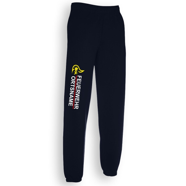 Jogginghose unisex (M+W) | Feuerwehremblem Baden-Württemberg + Orstname | BACKDRA
