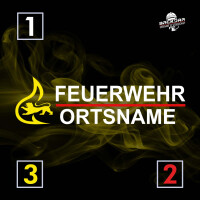 Jogginghose unisex (M+W) | Feuerwehremblem Baden-Württemberg + Orstname | BACKDRA