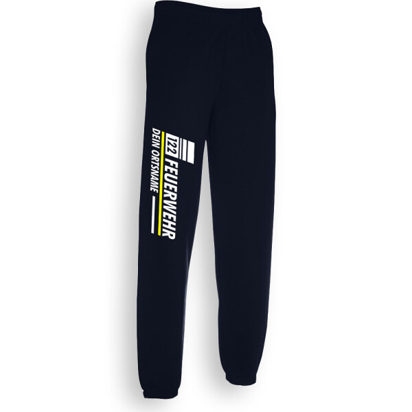 Jogginghose unisex (M&W) | Feuerwehr mit Ortsname, Österreich 122 Schlauchturm | BACKDRA