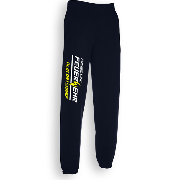 Jogginghose unisex (M&W) | Freiwillige Feuerwehr mit Ortsname Flamme | BACKDRA