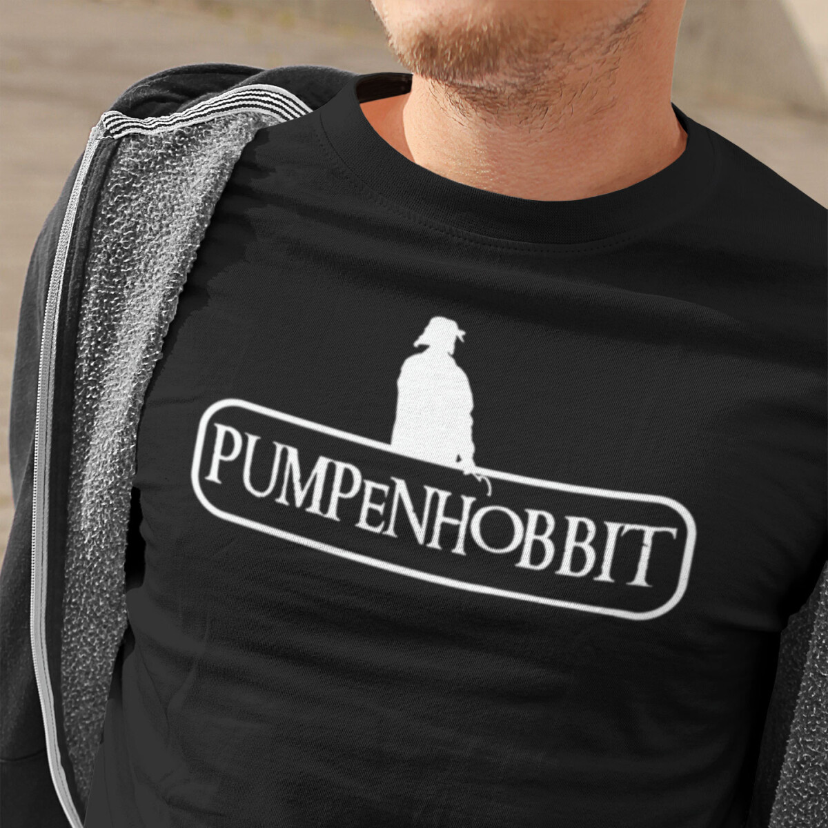 T-Shirt Männer | Maschinist Pumpenhobbit | BACKDRA