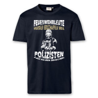 T-Shirt Männer | HAKRO 292 | Feuerwehr vs. Polizei | BACKDRA