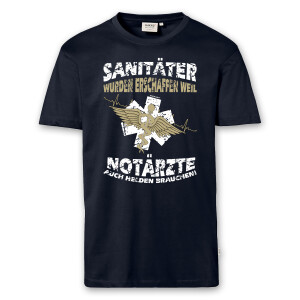 T-Shirt Männer | Sanitäter vs. Notarzt | BACKDRA