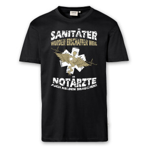 T-Shirt Männer | Sanitäter vs. Notarzt | BACKDRA