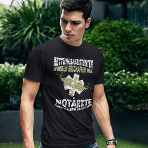 T-Shirt Männer | Rettungsassistent vs. Notarzt |...