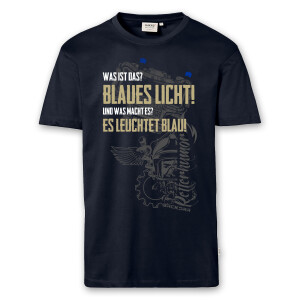 T-Shirt Männer | blaues Licht