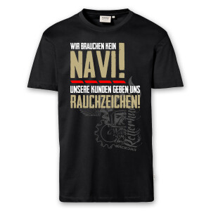 T-Shirt Männer | Navi - Rauchzeichen | BACKDRA