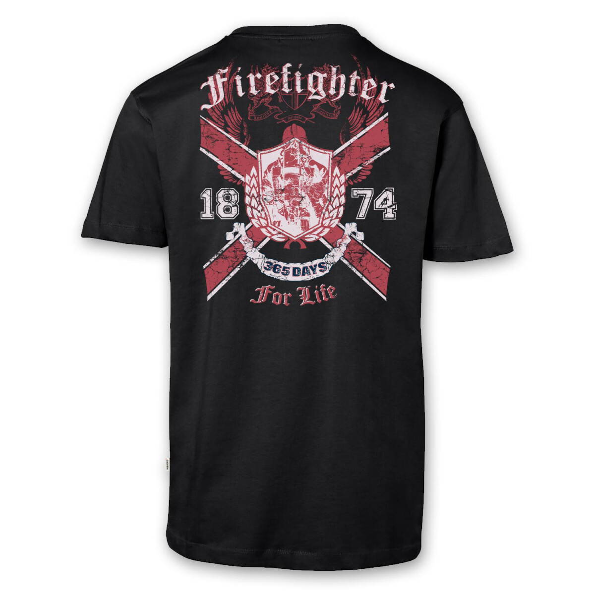 T-Shirt Männer | Firefighter for life | BACKDRA