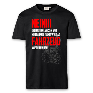 T-Shirt Männer | Motor läuft - Fahrzeug finden...